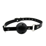 Bound to play breathable ball gag black - gags peaches and screams