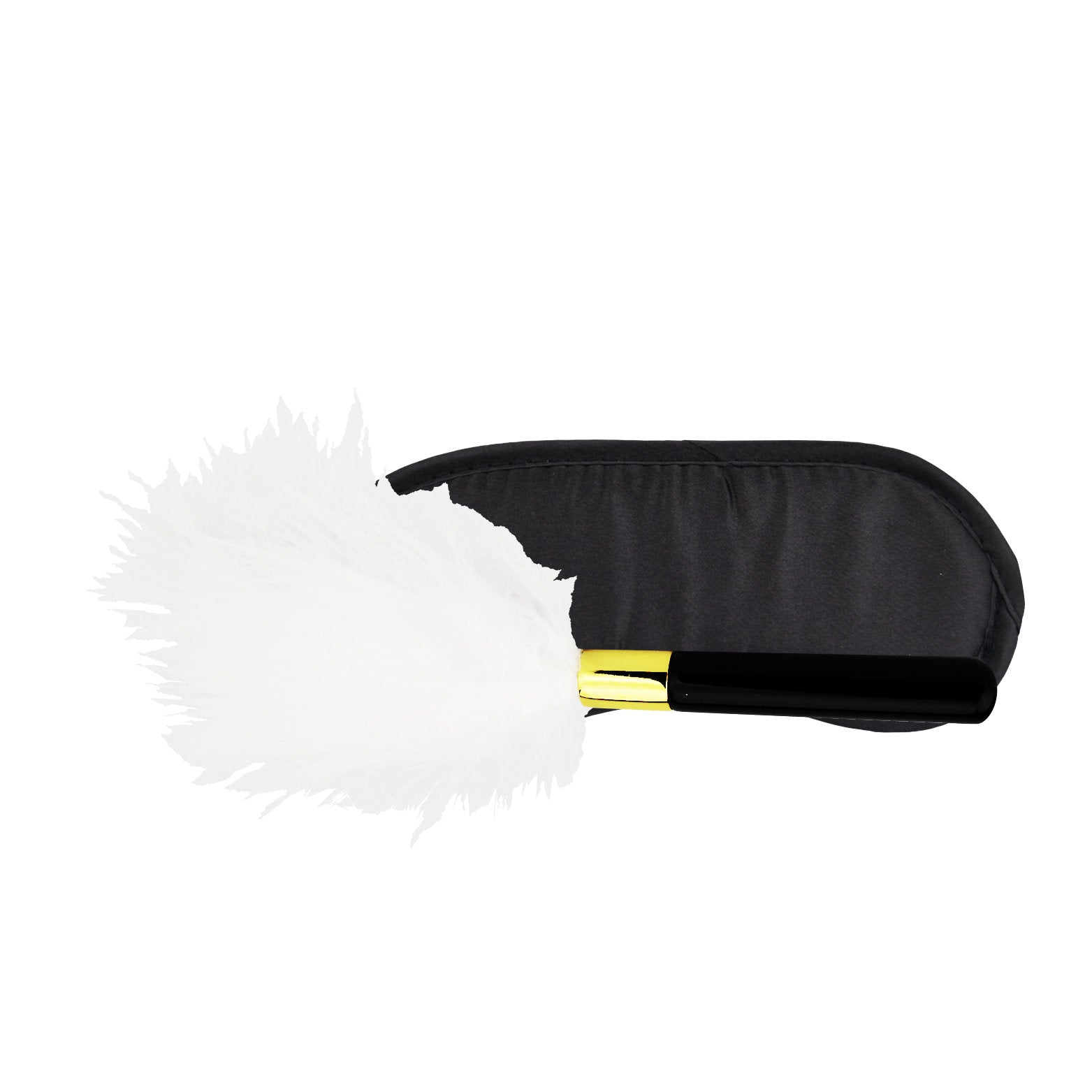 Bound to play. Eye mask and feather tickler play kit - blindfolds peaches and screams