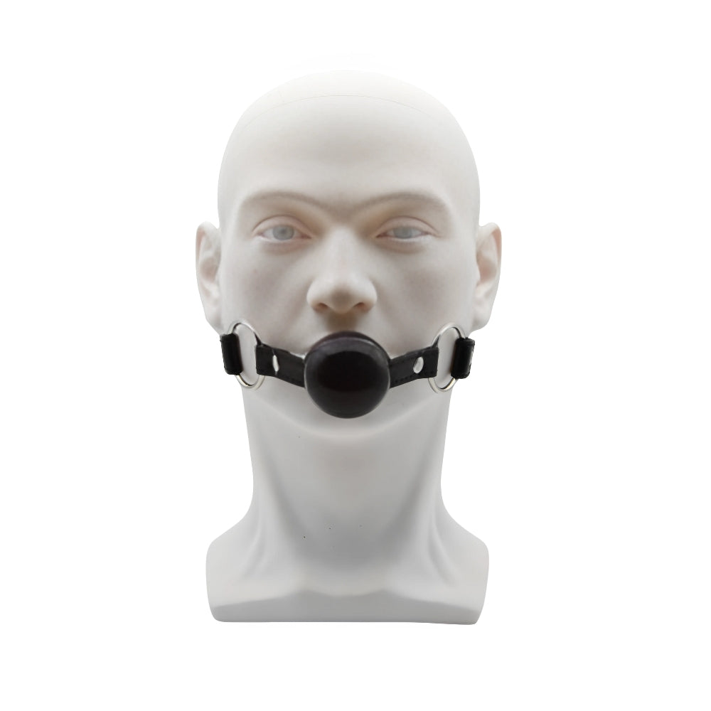 Bound to play silicone ball gag - gags peaches and screams