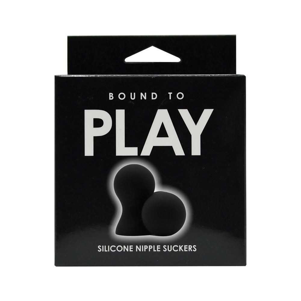 Bound to play silicone nipple suckers - clit and nipple clamps peaches and screams