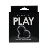 Bound to play silicone nipple suckers - clit and nipple clamps peaches and screams