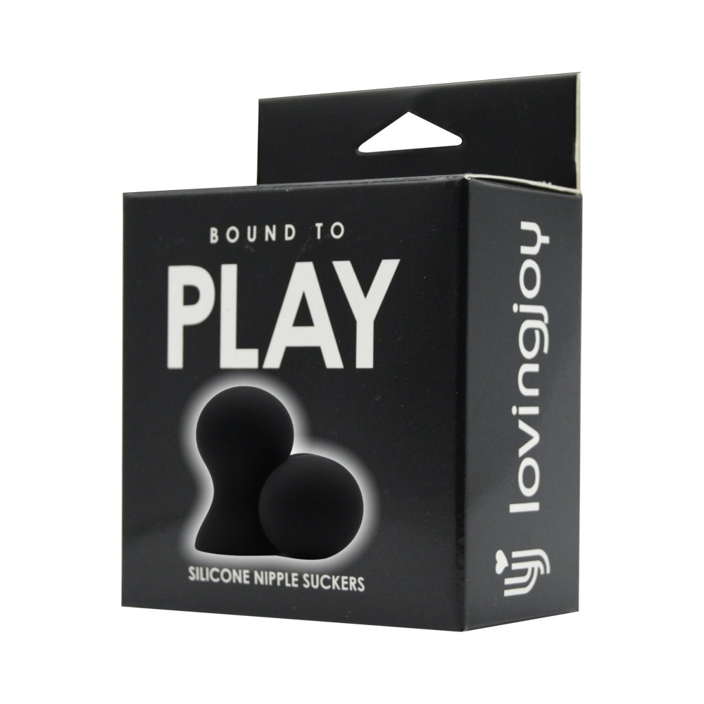 Bound to play silicone nipple suckers - clit and nipple clamps peaches and screams
