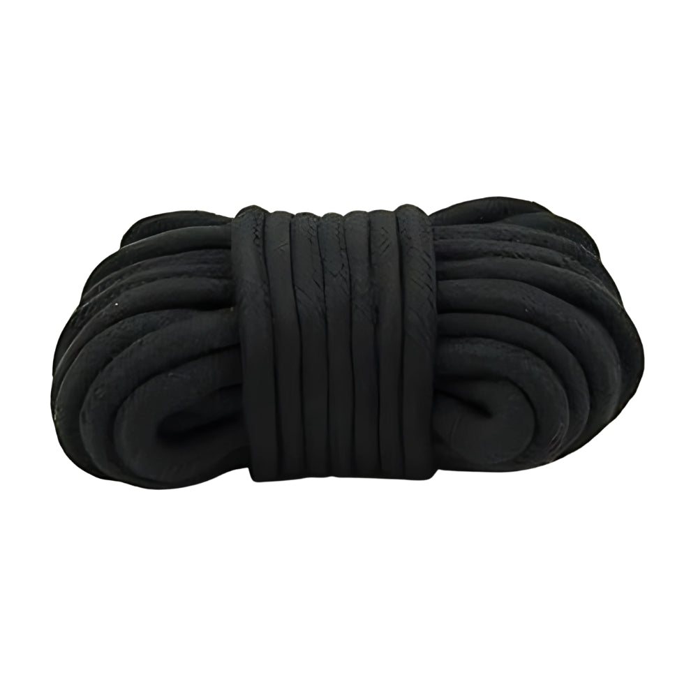 Bound to please bondage rope black - bondage restraints peaches and screams