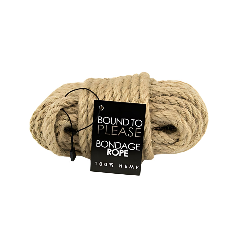 Bound to please bondage rope hemp - bondage restraints peaches and screams
