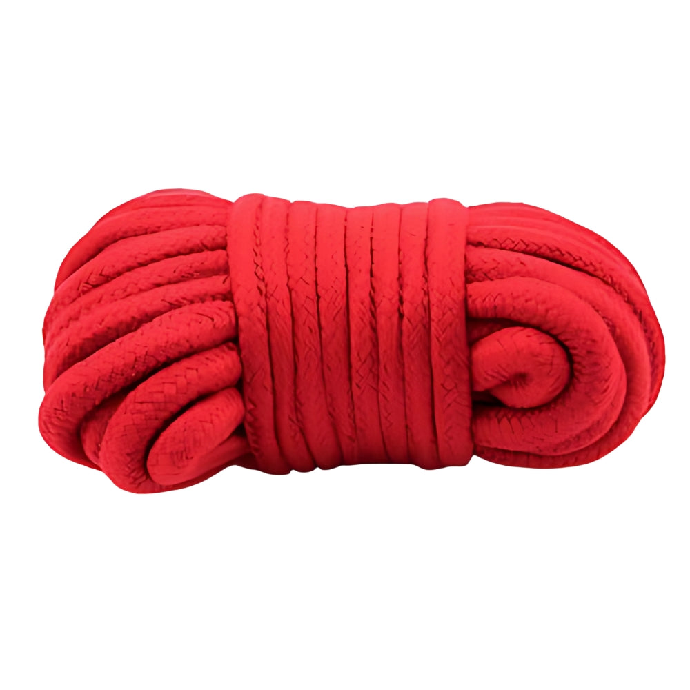 Bound to please bondage rope red - bondage restraints peaches and screams