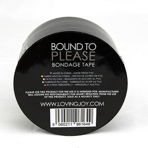 Bound to please bondage tape black - peaches and screams
