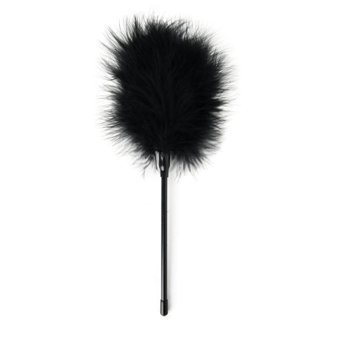 Bound to please feather tickler black - spanking paddles and floggers peaches and screams