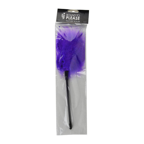 Bound to please feather tickler purple - spanking paddles and floggers peaches and screams