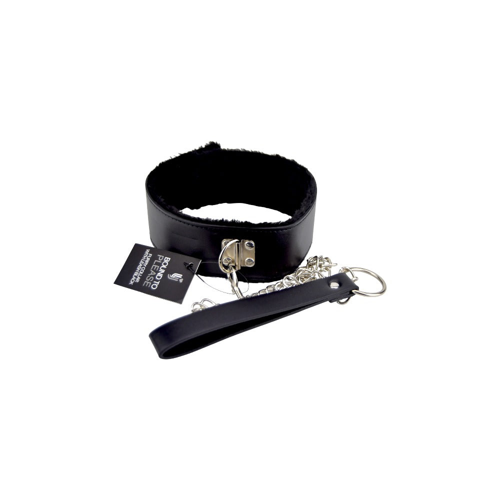 bound-to-please-furry-collar-with-leash-black