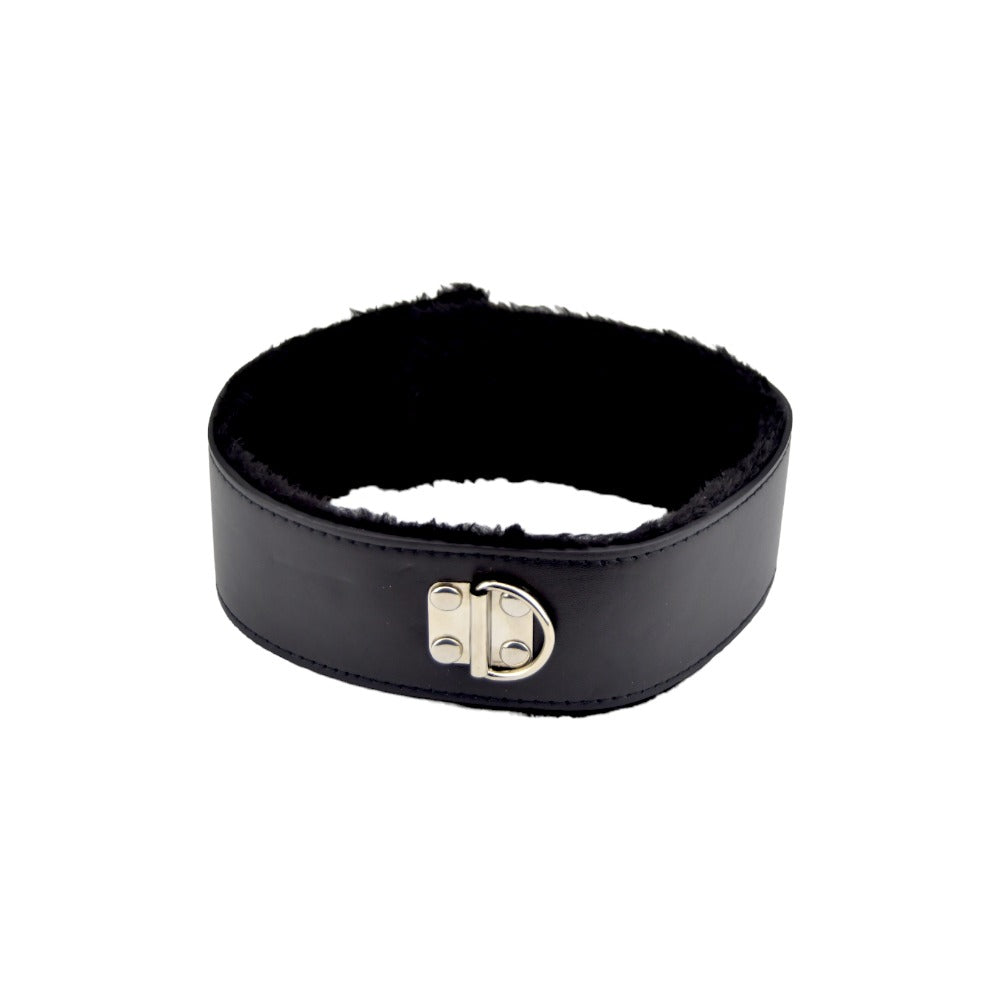 bound-to-please-furry-collar-with-leash-black