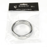 Bound to please metal cock and ball ring - 50mm - cock rings peaches and screams