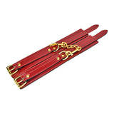 Bound to please red ankle cuffs - bondage restraints peaches and screams