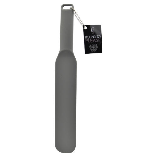 Bound to please silicone spanking paddle grey - spanking paddles and floggers peaches and screams