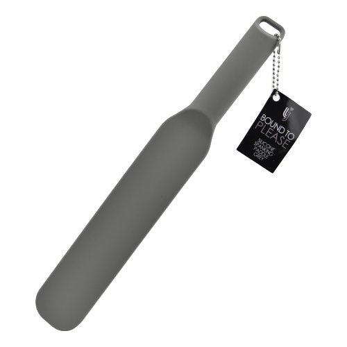 Bound to please silicone spanking paddle grey - spanking paddles and floggers peaches and screams