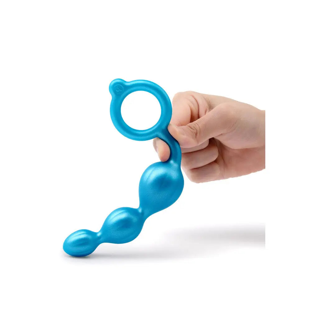 Bvibe beaded butties bundle silicone anal training set - peaches and screams