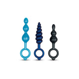 Bvibe beaded butties bundle silicone anal training set - peaches and screams