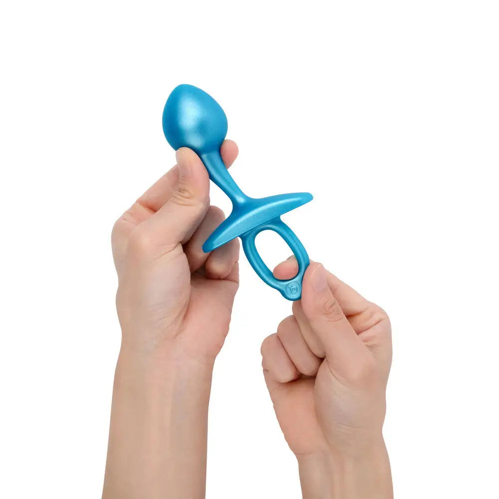 Bvibe bulb plug vibrating silicone anal toy - peaches and screams