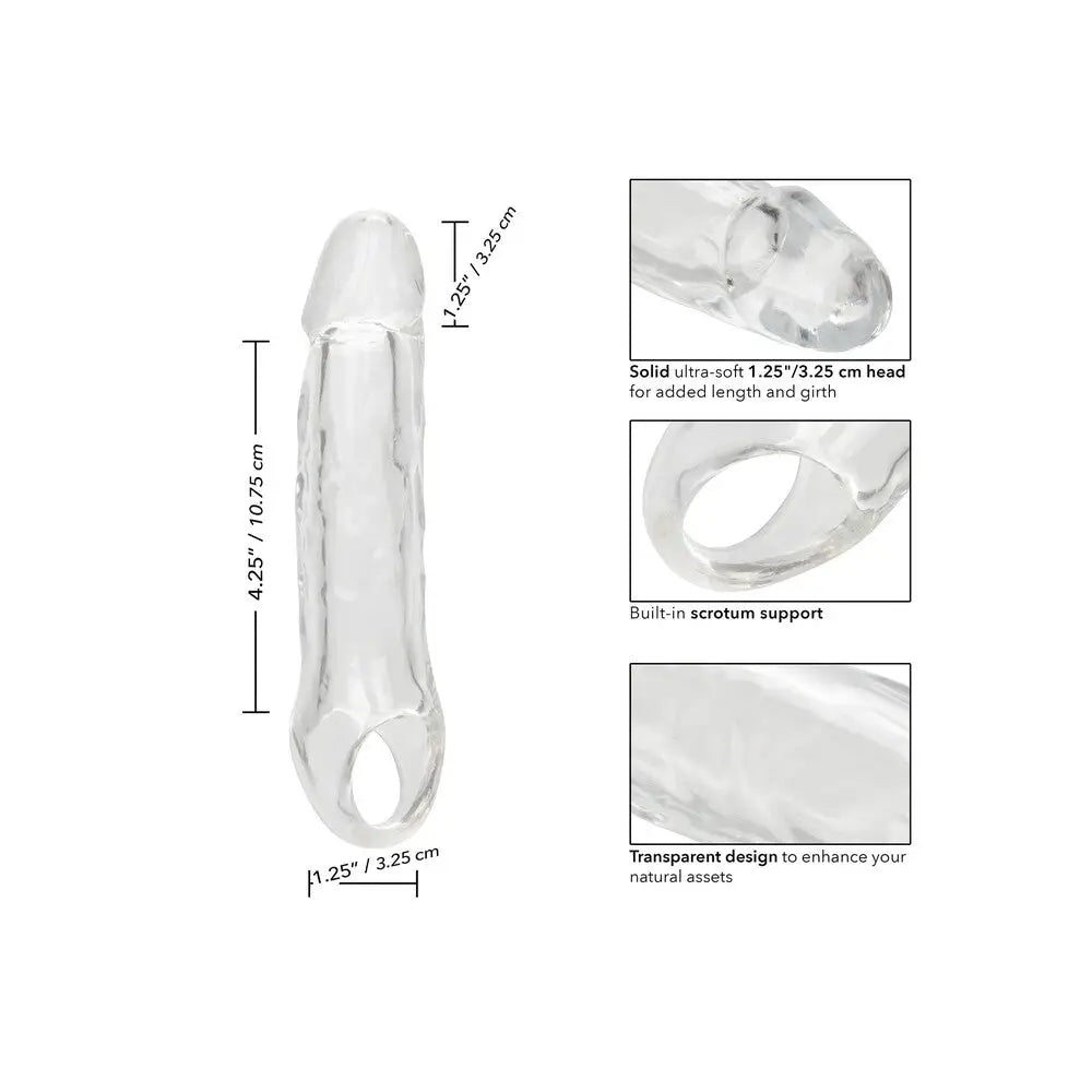 Calexotics Performance Maxx Clear Extension 5.5 Inches - Peaches and Screams