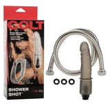 California exotic 6.5 inch jelly grey anal douche - peaches and screams