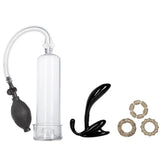 California exotic black sex toy kit for him 5 piece set - peaches and screams