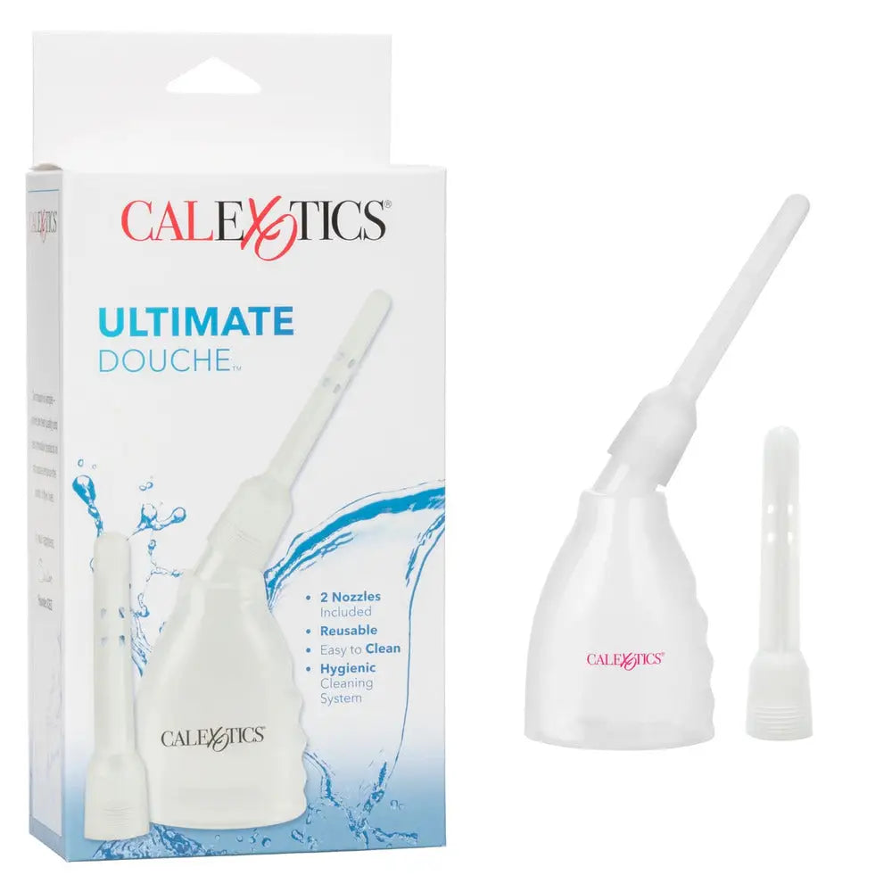 California exotic clear anal douche for hygienic prep - peaches and screams