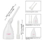 California exotic clear anal douche for hygienic prep - peaches and screams