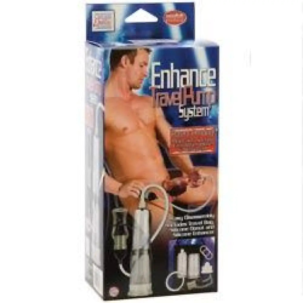 California exotic enhance premium 9.5 inch penis pump system - peaches and screams