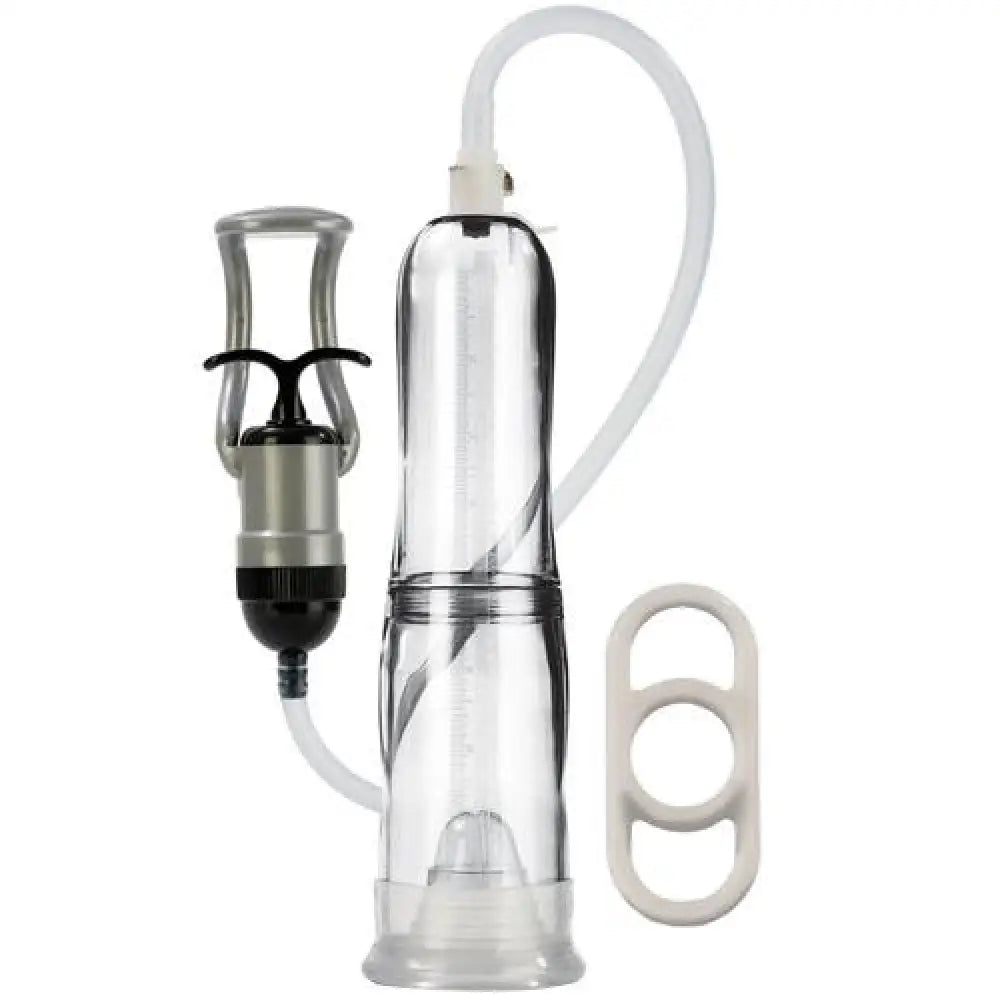 California exotic enhance premium 9.5 inch penis pump system - peaches and screams