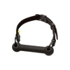 California exotic faux leather gag with silicone bar - peaches and screams