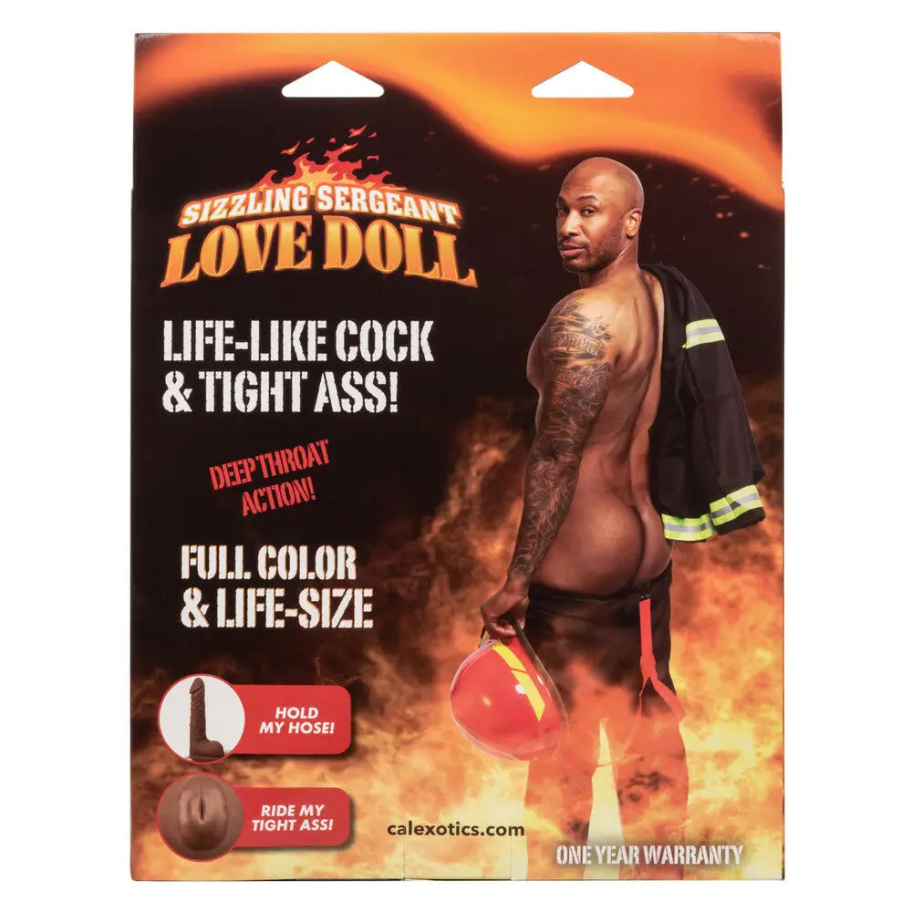 California exotic flesh brown sergeant love doll - peaches and screams