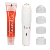 California exotic pink waterproof clitoral massager kit - peaches and screams