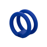 California exotic silicone blue dual cock cage - peaches and screams