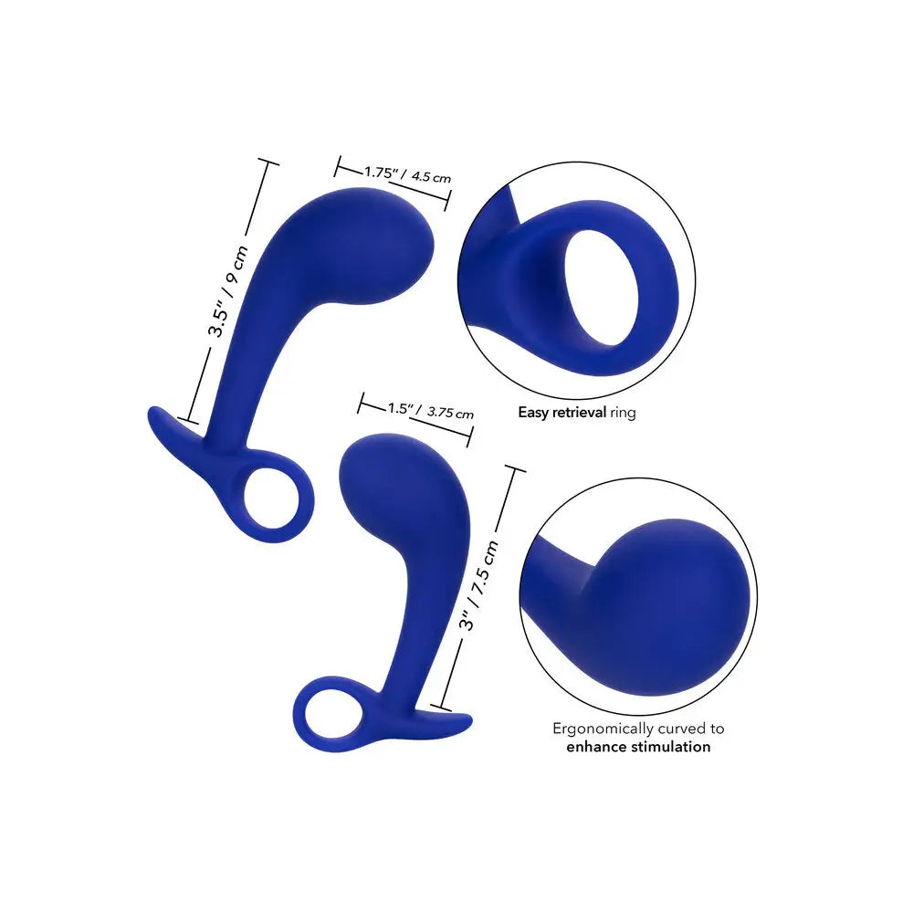 California exotic silicone blue training set for beginners - peaches and screams