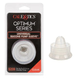 California exotic silicone clear penis pump sleeve - peaches and screams