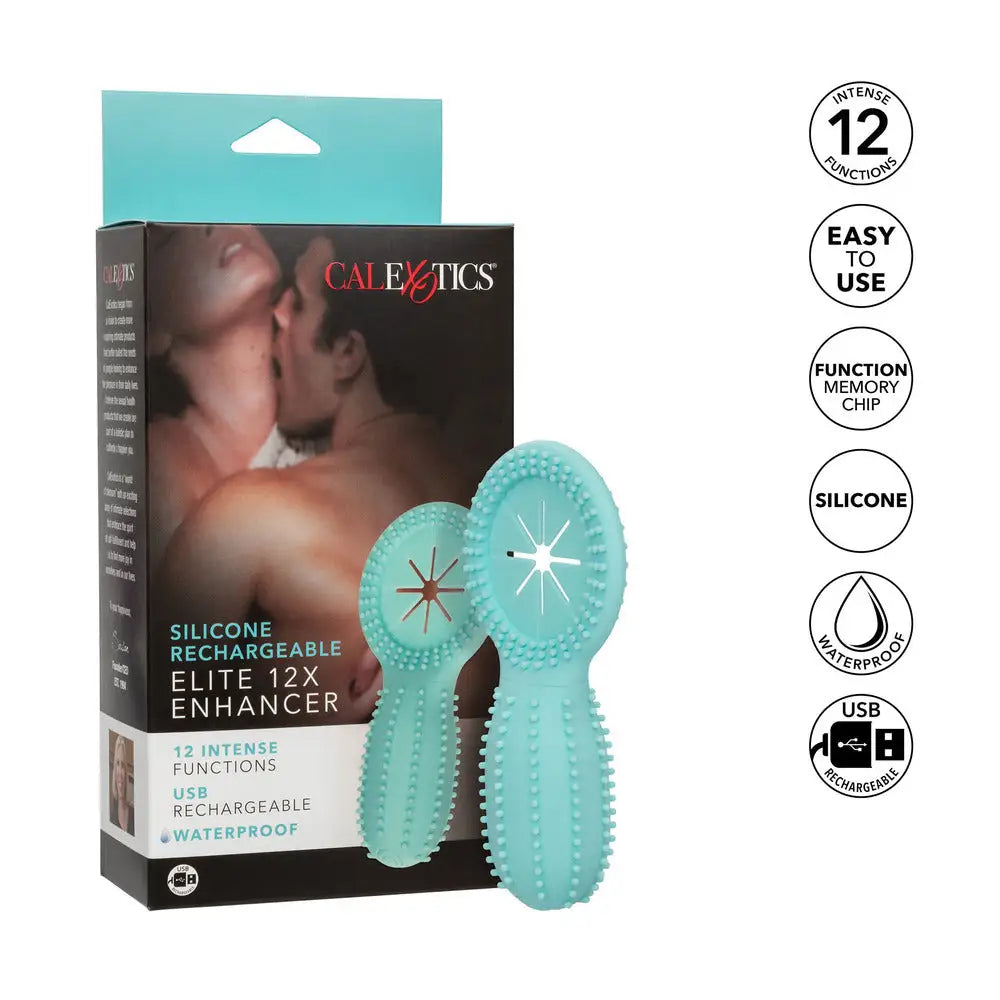California Exotic Silicone Green Rechargeable Cock Ring - Peaches and Screams