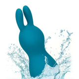 California exotic silicone green waterproof clitoral stimulator - peaches and screams
