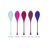 California exotic silicone kegel training 5 piece set - peaches and screams