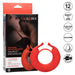 California Exotic Silicone Red Rechargeable Cock Ring - Peaches and Screams