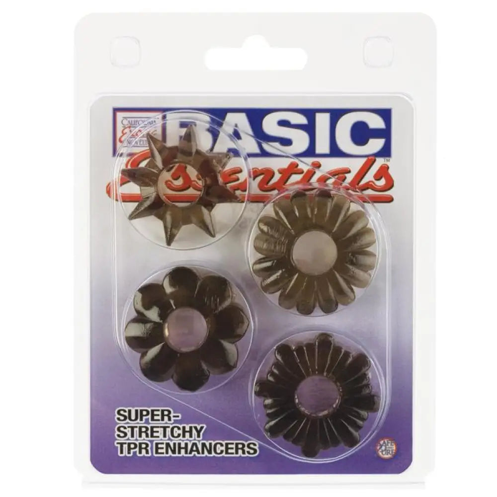 California exotic stretchy cock love rings set of 4 - peaches and screams