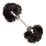 California exotic ultra fluffy furry metal cuffs with keys - peaches and screams