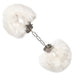California Exotic White Ultra Fluffy Furry Metal Cuffs With 2 Keys - Peaches and Screams