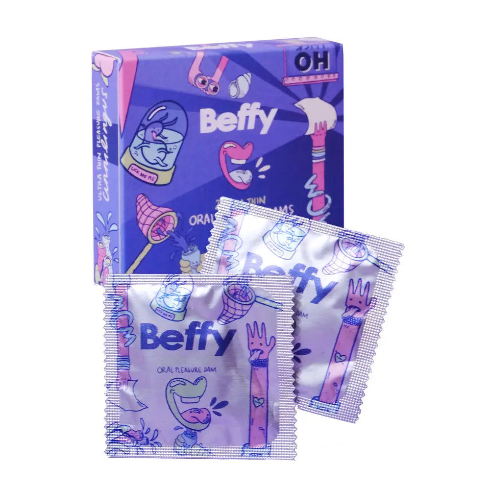 Clear ultra thin oral pleasure condoms 2 pack - peaches and screams