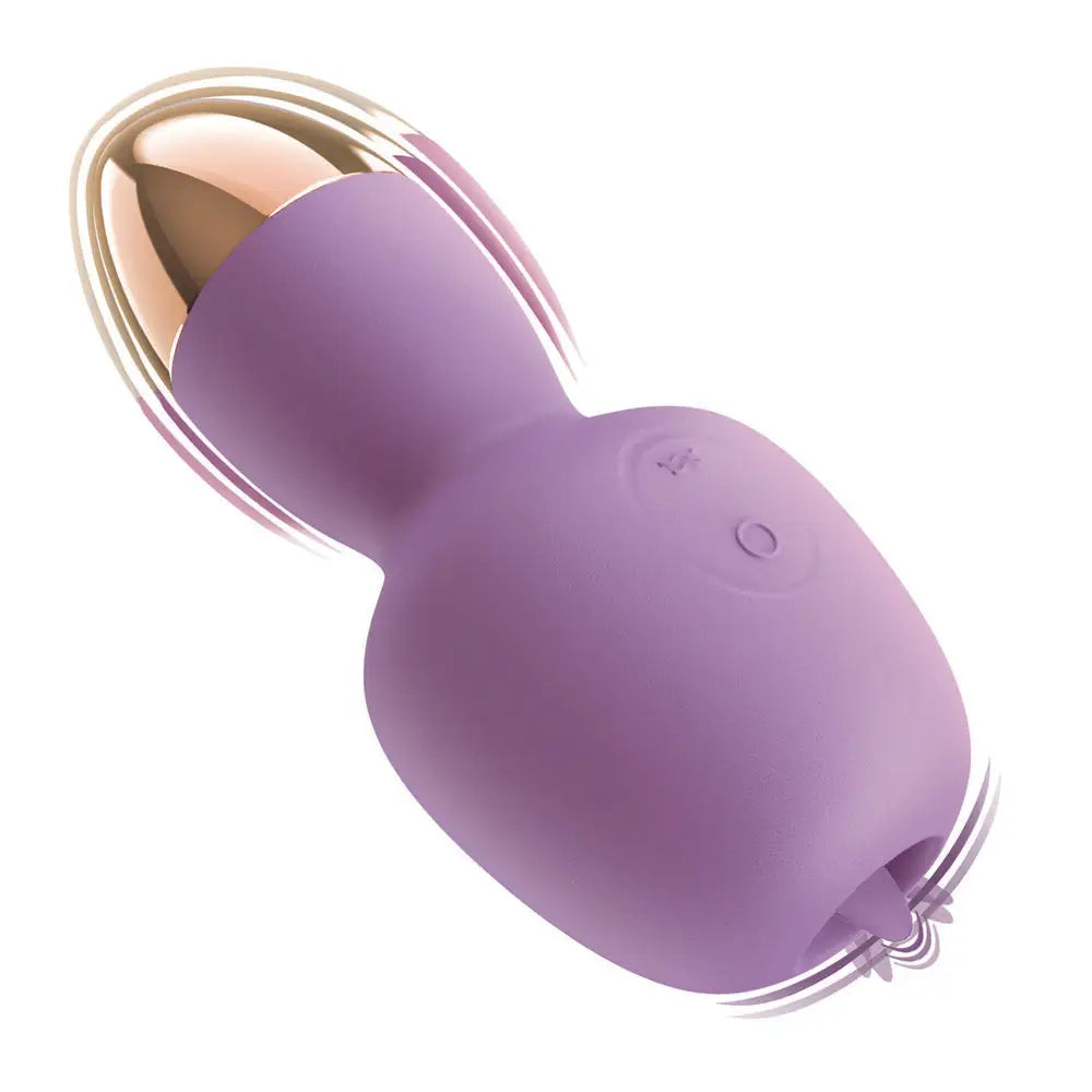 Purple Rechargeable Intense Clit-tastic Dual Massager - Peaches and Screams