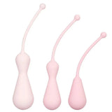 Colt 3 piece inspire weighted silicone kegel kit - peaches and screams