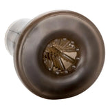 Colt black power stroker 8 inch vibrating male masturbator - peaches and screams