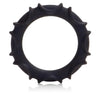 Colt black silicone stretchy cock ring for men - peaches and screams