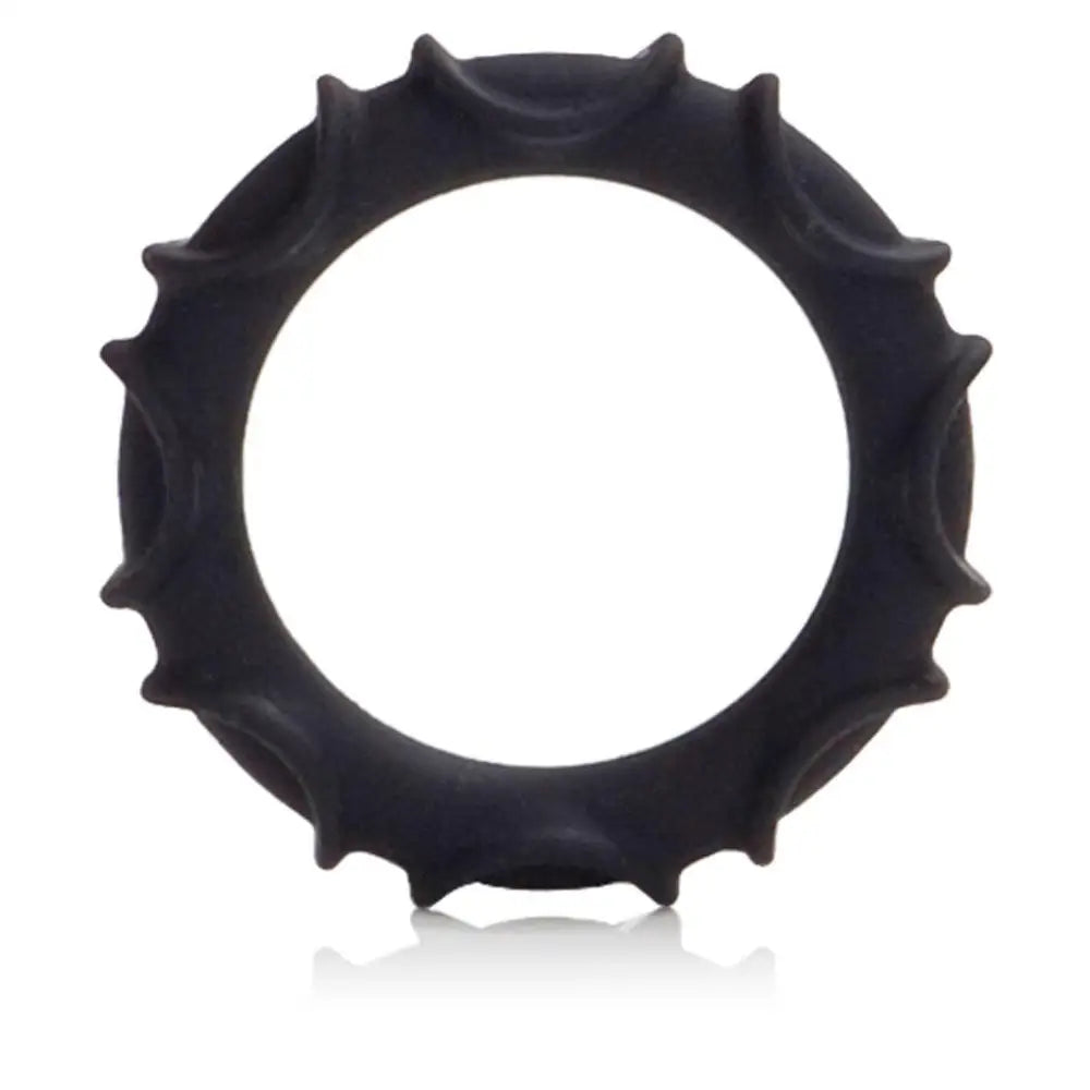 Colt black silicone stretchy cock ring for men - peaches and screams