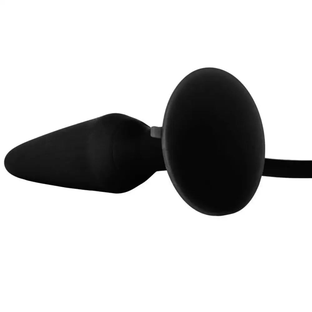 Colt inflatable black silicone butt plug for beginners - peaches and screams