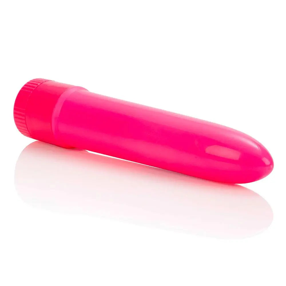 Colt neon pink multi speed mini bullet vibrator 5.5 inch - peaches and screams
