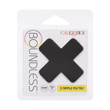 Colt nylon boundless nipple pasties in black 2 pack - peaches and screams